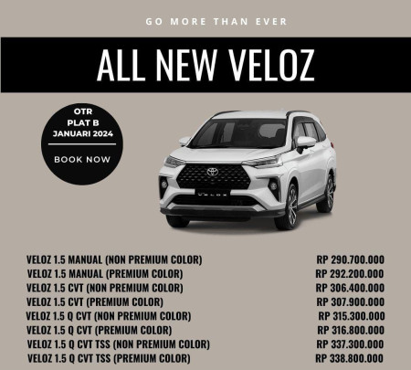 New Toyota Veloz